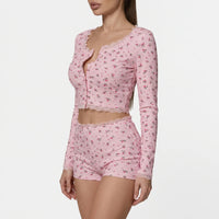 Long Sleeve Pyjama Set - Jeannette