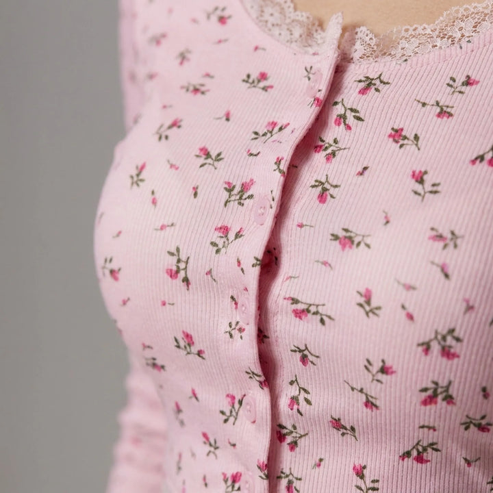 Long Sleeve Pyjama Set - Jeannette