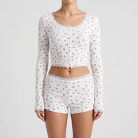 Long Sleeve Pyjama Set - Jeannette