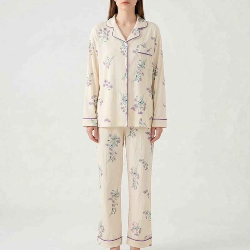 Long Sleeve Pyjama Set - Myra