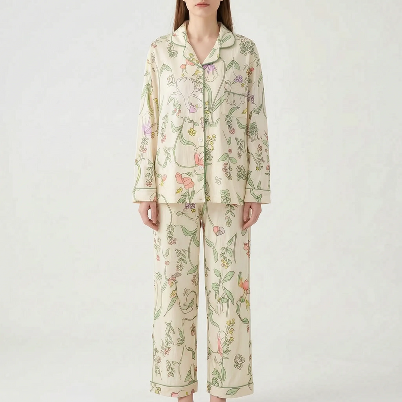 Long Sleeve Pyjama Set - Myra