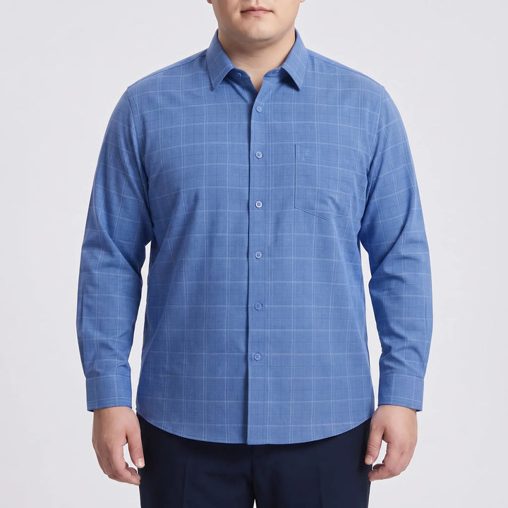 Long Sleeve Relaxed Fit Button-Up Shirt - Donnie