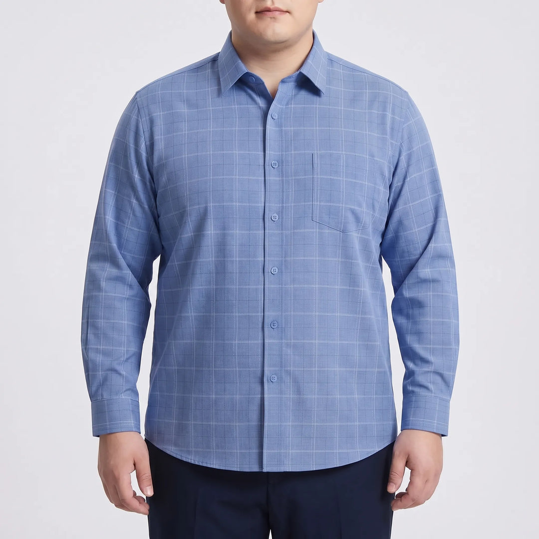 Long Sleeve Relaxed Fit Button-Up Shirt - Donnie