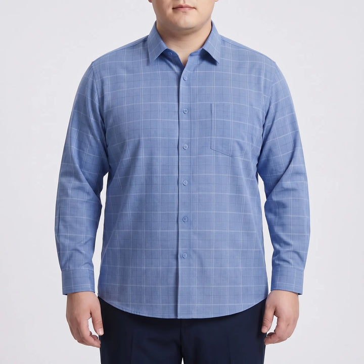 Long Sleeve Relaxed Fit Button-Up Shirt - Donnie