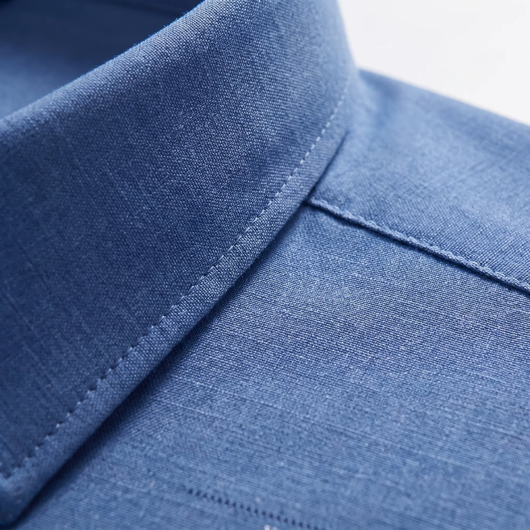 Long Sleeve Relaxed Fit Button-Up Shirt - Donnie