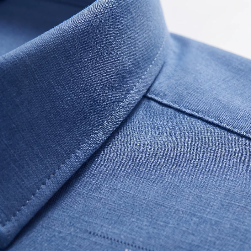Long Sleeve Relaxed Fit Button-Up Shirt - Donnie