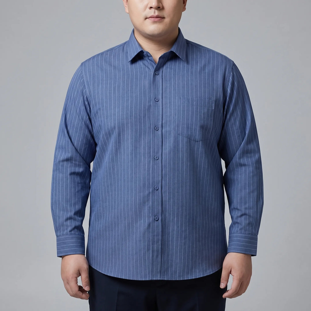 Long Sleeve Relaxed Fit Button-Up Shirt - Donnie