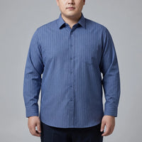 Long Sleeve Relaxed Fit Button-Up Shirt - Donnie