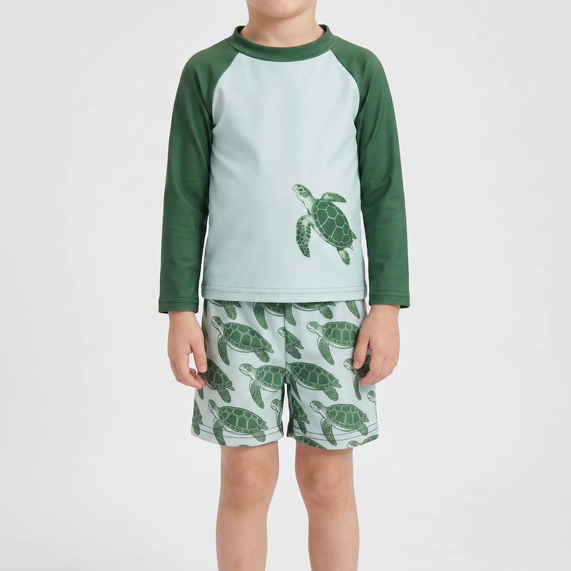 Long Sleeve Swimwear Set - Shellox