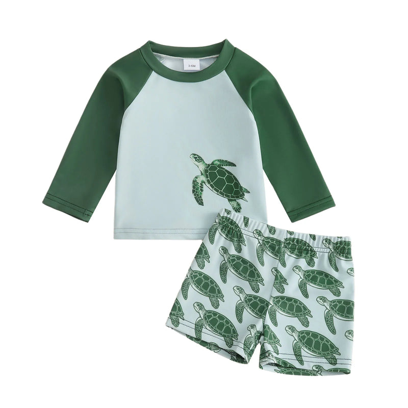 Long Sleeve Swimwear Set - Shellox