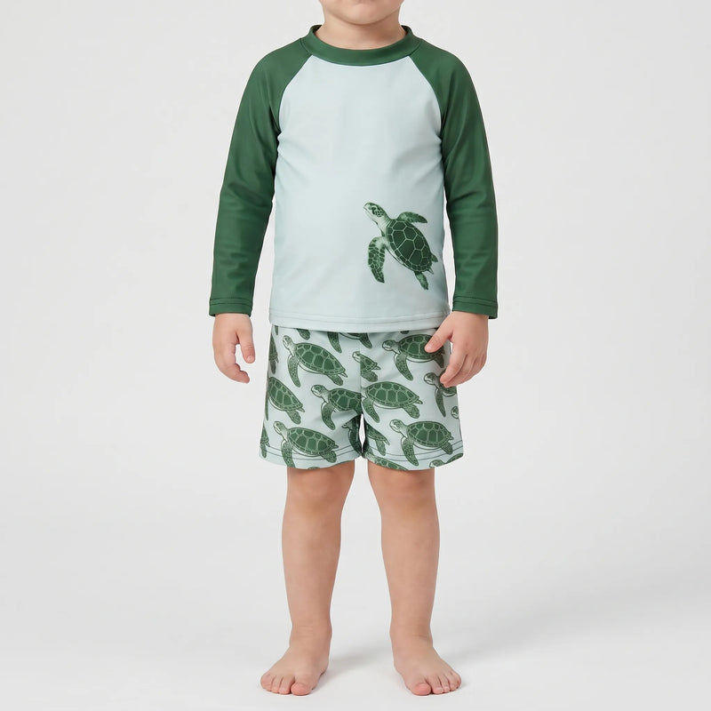 Long Sleeve Swimwear Set - Shellox