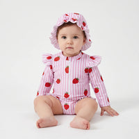 Long Sleeve Toddler Swimsuit - Frillaby