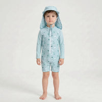 Long Sleeve Toddler Swimsuit Set - Shellkin