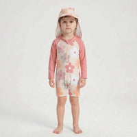 Long Sleeve Toddler Swimsuit Set - Shellkin