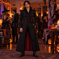Long Sleeveless Gothic Vest - Vespera