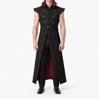 Long Sleeveless Gothic Vest - Vespera