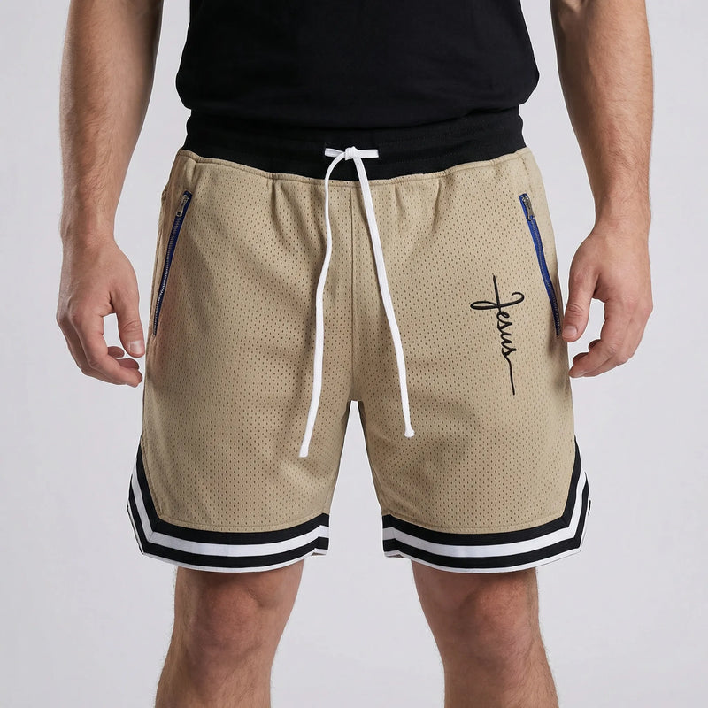 Loose Fit Athletic Basketball Shorts - Chad