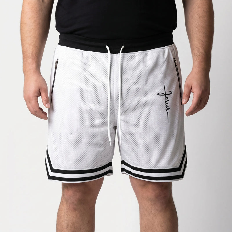 Loose Fit Athletic Basketball Shorts - Chad