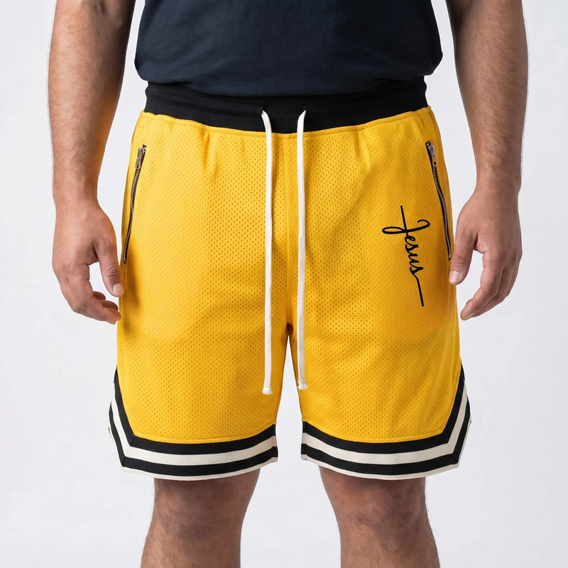 Loose Fit Athletic Basketball Shorts - Chad
