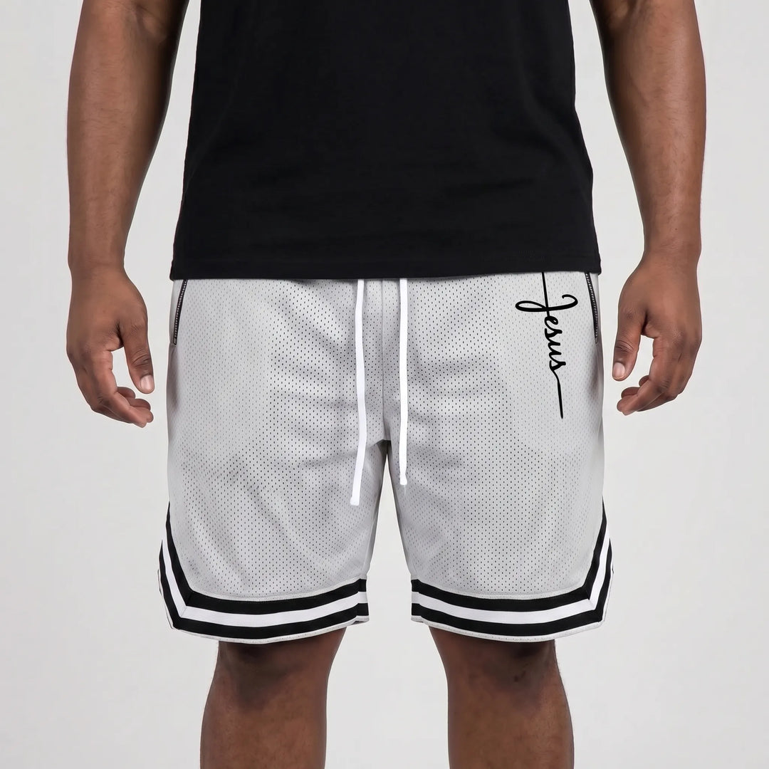 Loose Fit Athletic Basketball Shorts - Chad