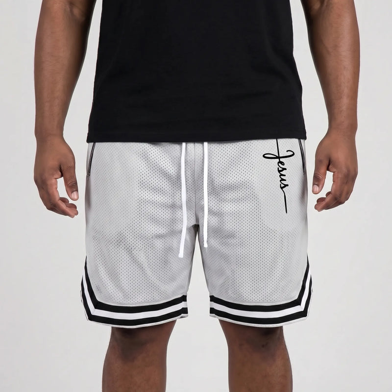 Loose Fit Athletic Basketball Shorts - Chad