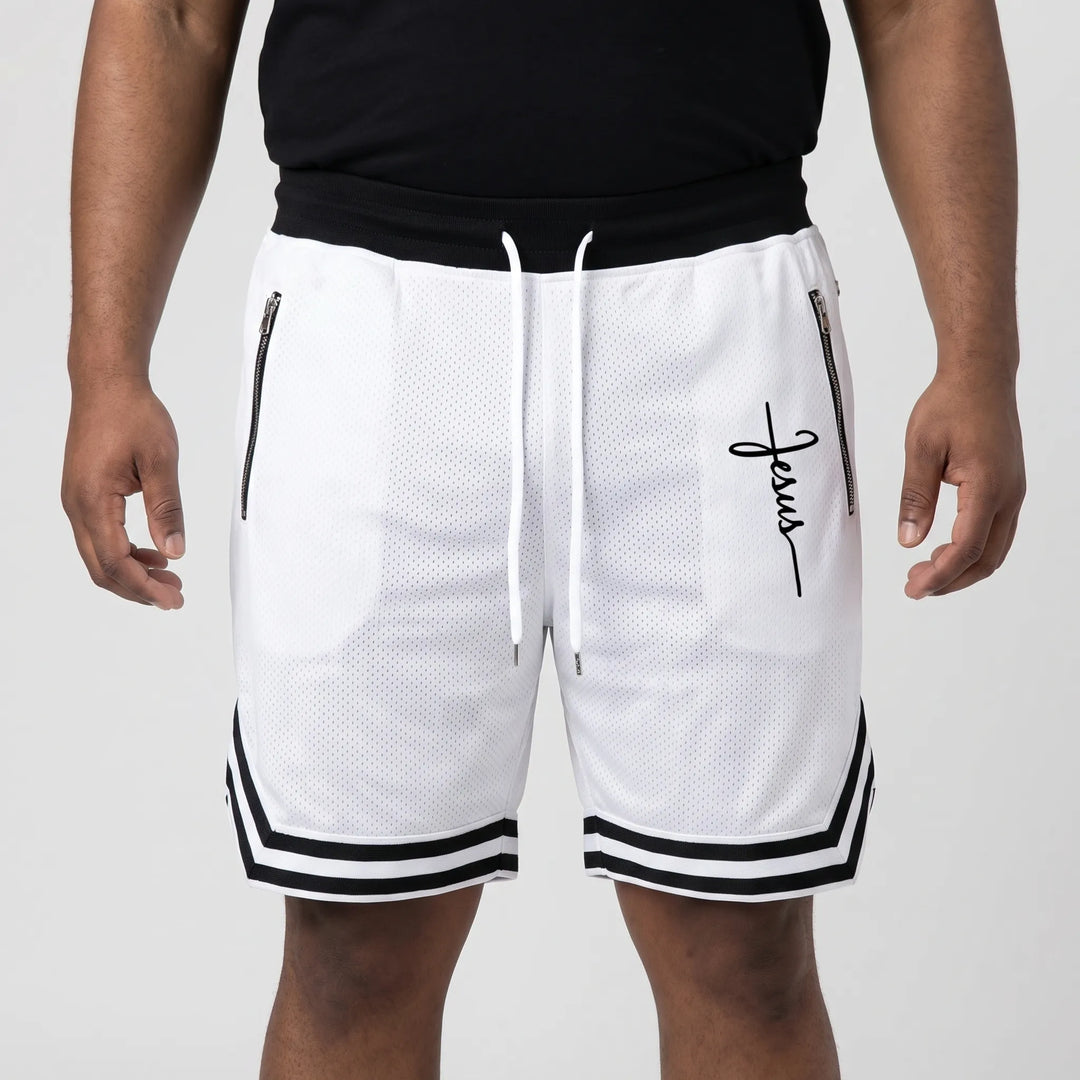 Loose Fit Athletic Basketball Shorts - Chad