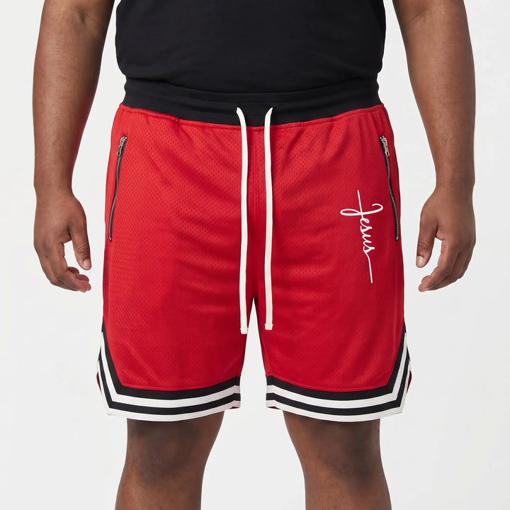 Loose Fit Athletic Basketball Shorts - Chad