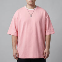 Loose Fit Solid Crew Neck Tee - Oscar