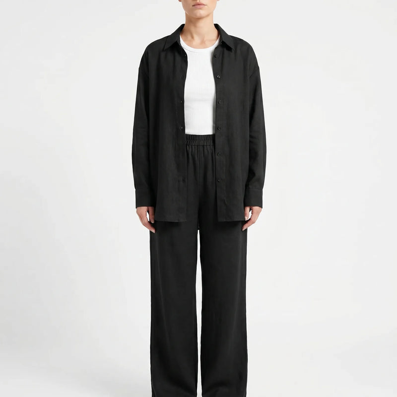Loose Fit Two Piece Trouser Set - Desiree