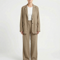 Loose Fit Two Piece Trouser Set - Desiree