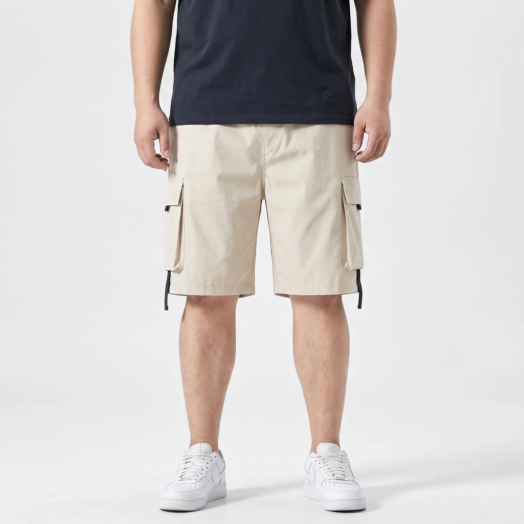 Loose Knee-Length Cargo Shorts - Ryan