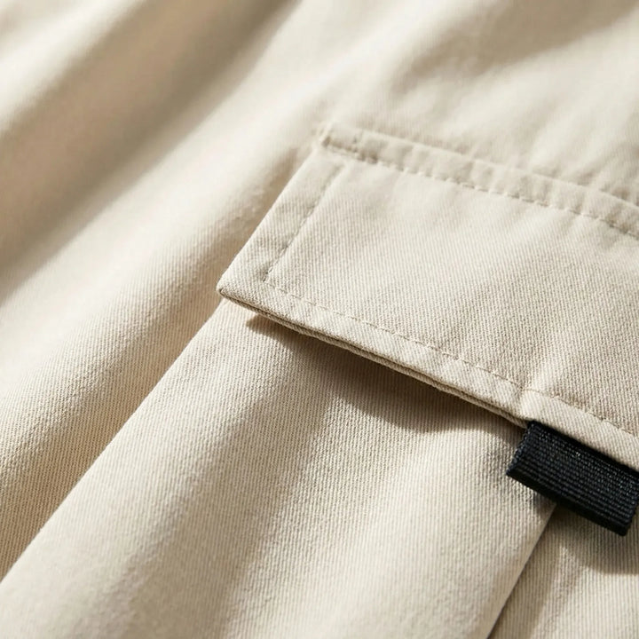 Loose Knee-Length Cargo Shorts - Ryan