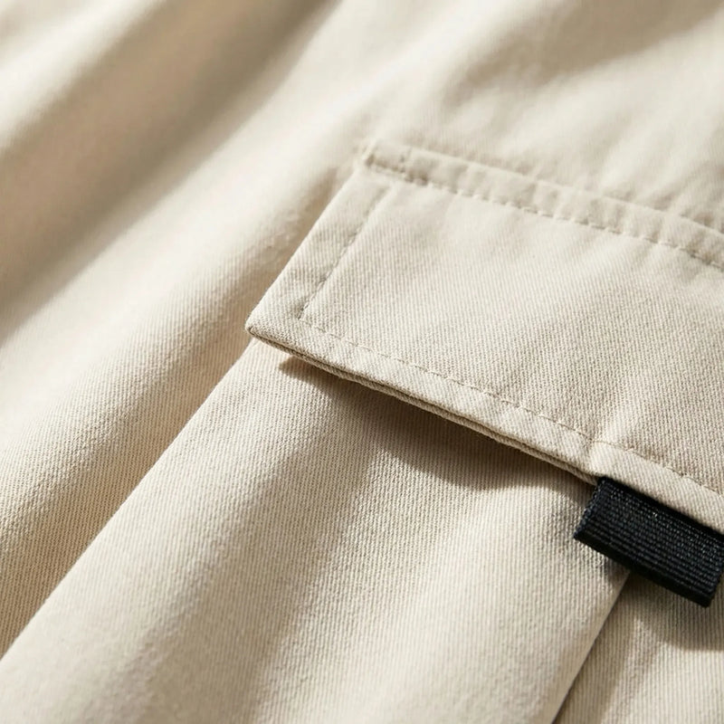 Loose Knee-Length Cargo Shorts - Ryan
