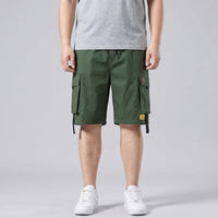 Loose Knee-Length Cargo Shorts - Ryan