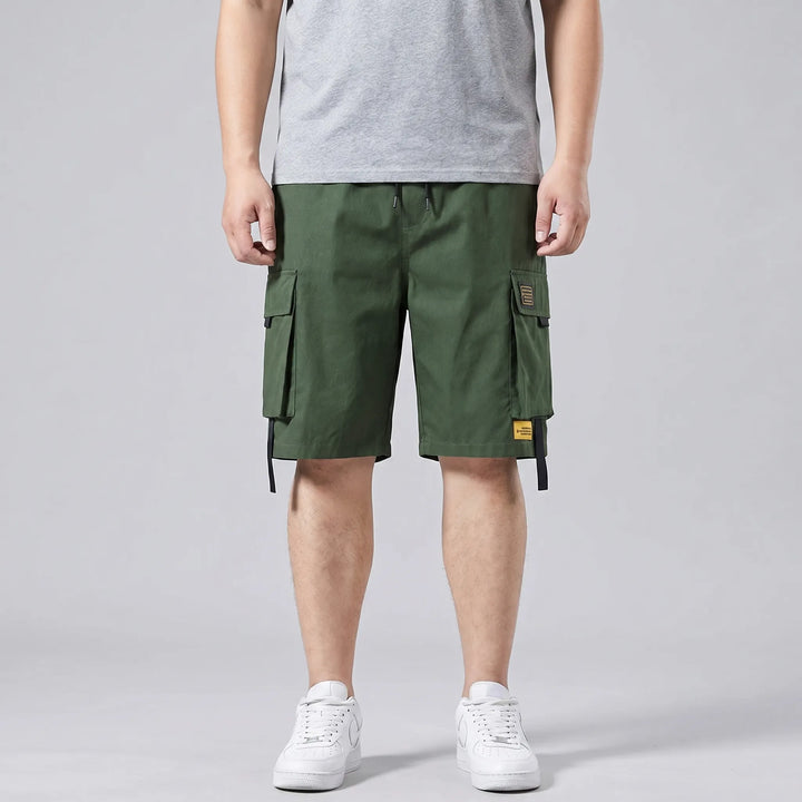 Loose Knee-Length Cargo Shorts - Ryan