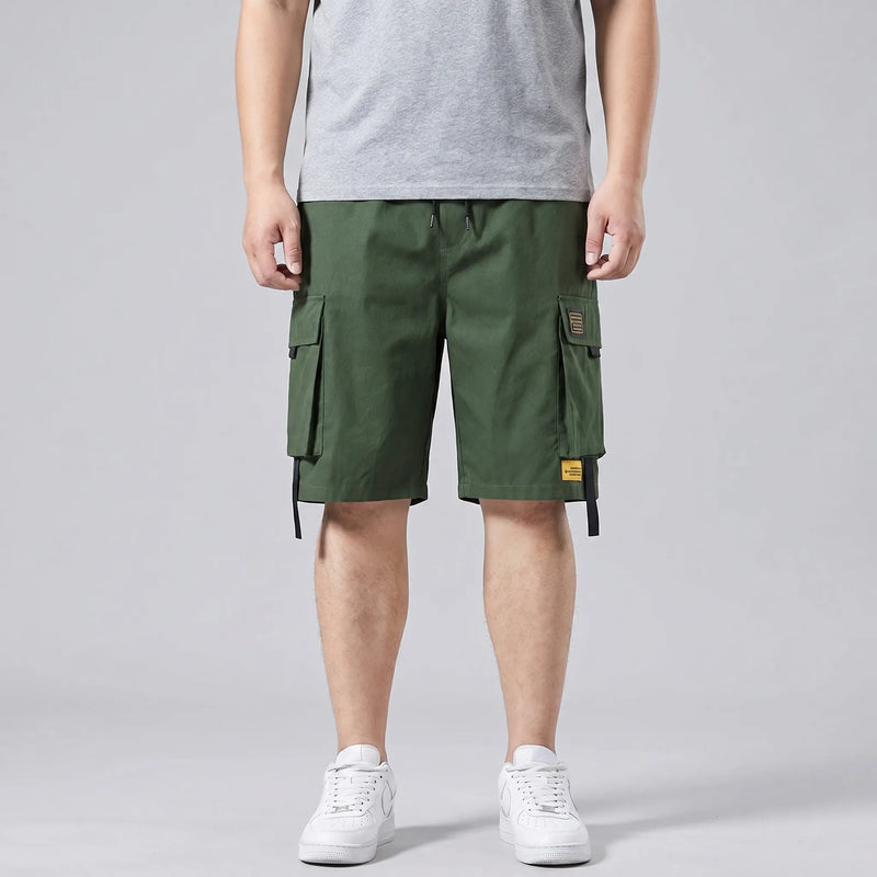 Loose Knee-Length Cargo Shorts - Ryan