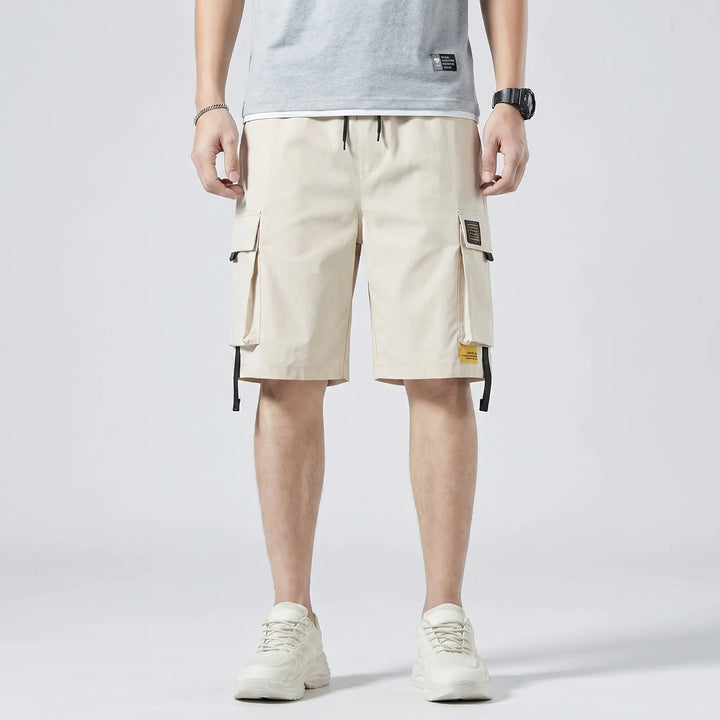 Loose Knee-Length Cargo Shorts - Ryan