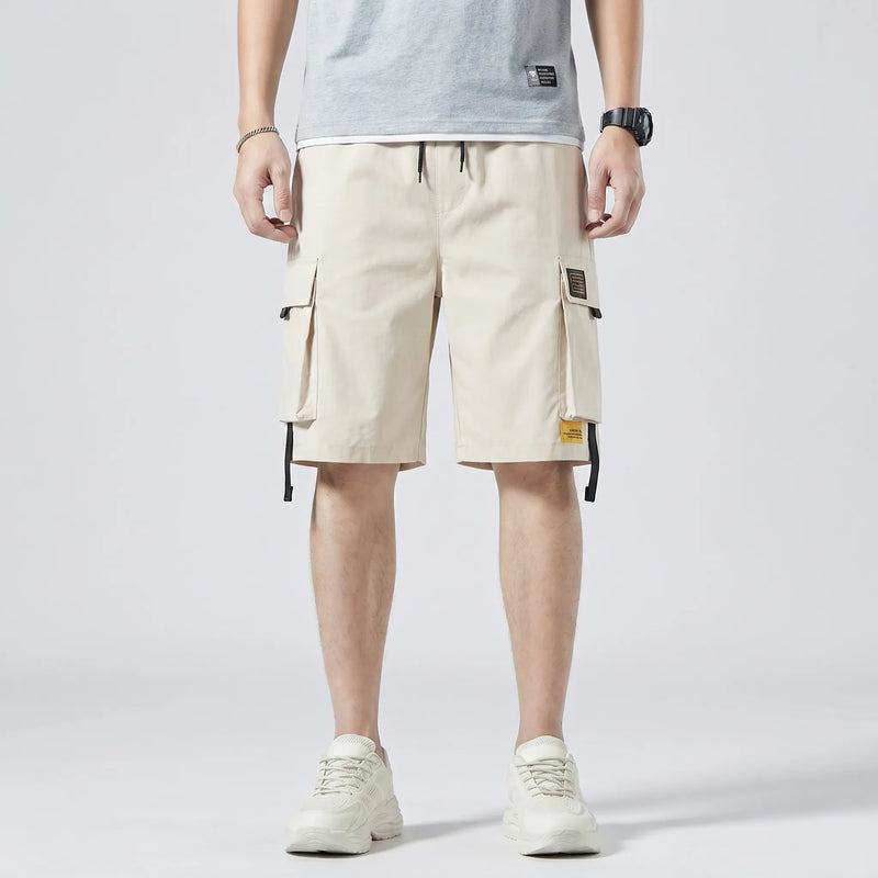 Loose Knee-Length Cargo Shorts - Ryan