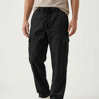 Loose Straight Leg Cargo Trousers -  Otis