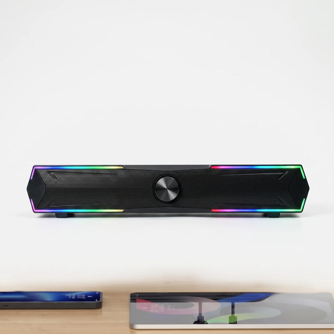 Low Profile Desktop Computer Soundbar - Kordal