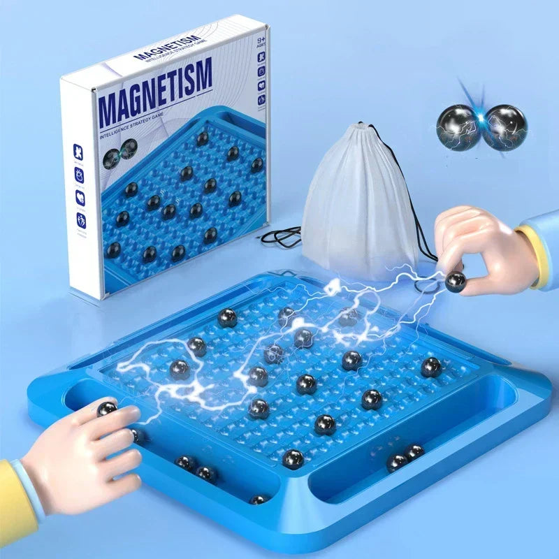 Magnetic logic game Kugelblock – tactical board with small balls