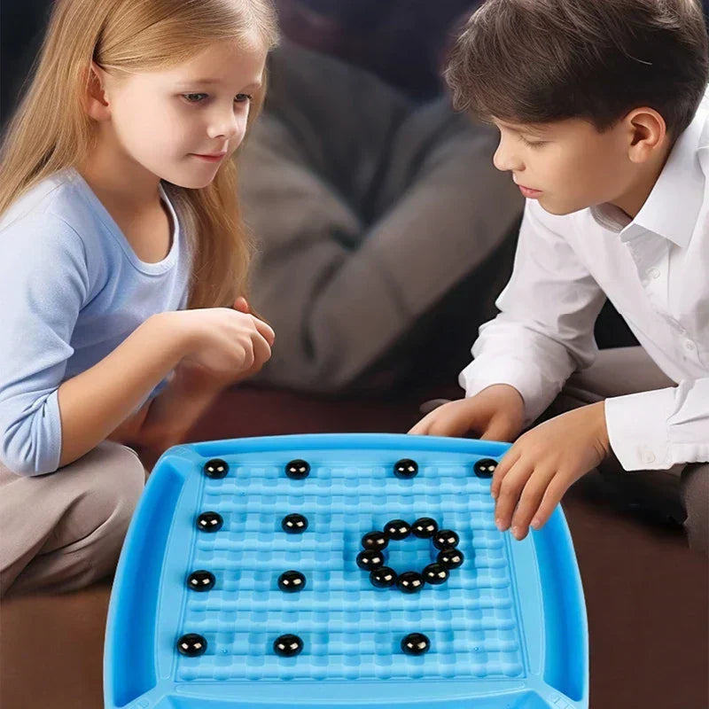 Magnetic logic game Kugelblock – tactical board with small balls