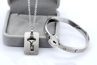 Matching Lock And Key Jewellery Set - AmorLock