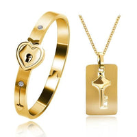 Matching Lock And Key Jewellery Set - AmorLock