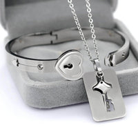 Matching Lock And Key Jewellery Set - AmorLock