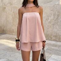 Matching Two-Piece Summer Lounge Set - Lindsey
