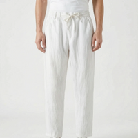 Men's Casual Linen Trousers -  Elias