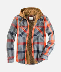 Men's Casual Patchwork Hooded Jacket - Miguel