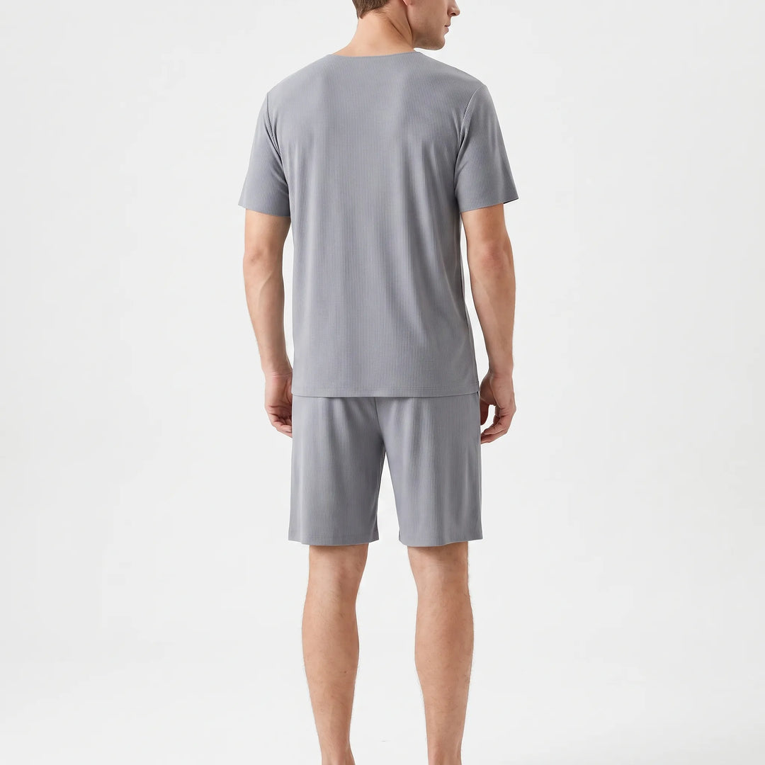 Men's Casual Short-Sleeved Pyjamas - Alex