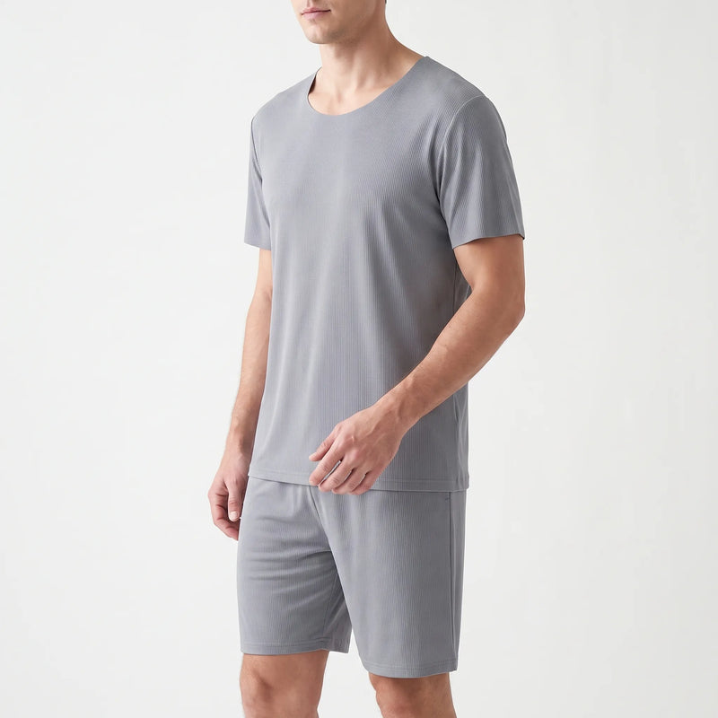 Men's Casual Short-Sleeved Pyjamas - Alex